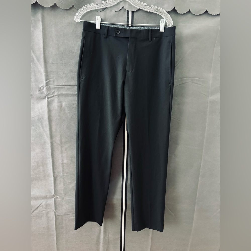 RALPH LAUREN MEN’S DRESS SLACKS, BLACK, LIGHTLY WORN, 30x30